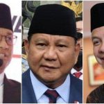 Survei SPIN Prabowo Unggul Elektabilitas 33,2%, Ganjar 17%, Anies 16,6%
