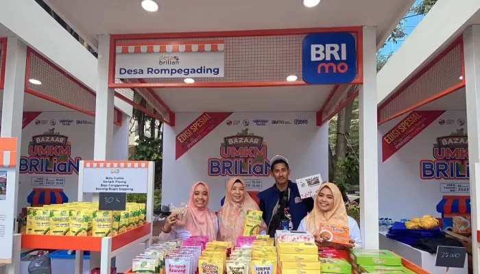 Bumdes Rompegading Wakili BRI Kanwil Makassar Ikut Bazaar UMKM BRILian