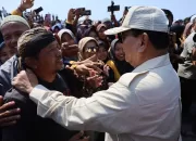 Disambut Antusias Para Pelajar di Pangandaran Prabowo Didoakan Sukses Jadi Pemimpin