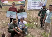 Peduli Lingkungan,Kodim 1423 Soppeng Bersama BRI Tanam Pohon