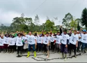 Ratusan Petani Pemetik Teh Tambi Wonosobo Dukung Prabowo-Gibran