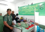 HUT Persit Ke-78, Kodim 1423 Soppeng Gelar Donor Darah