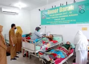 Peringati HUT Persit Kartika Chandra Kirana ke-78 Tahun 2024,Kodim 1423 Soppeng Gelar Donor Darah