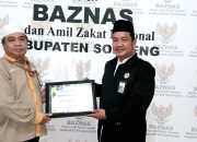 Baznas Soppeng Kembali Raih WTP ke-3 Berturut-turut
