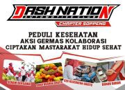 Peduli Kesehatan,Dash Nation Automotive Club Gelar Aksi Sosial