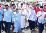 Lantunan Shalawat Bergemuruh Saat Paslon siAP – ADA Tiba di Tempat Deklarasi 