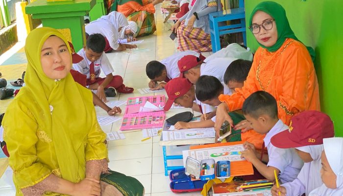 Peringati Hari Guru Nasional, SDN 22 Jera’e Gelar Lomba Mewarnai