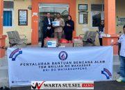 YBM BRILiaN Ro Makassar Kerja Sama BRI Soppeng Salurkan Bantuan di Desa Kebo