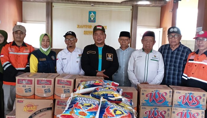 Baznas Provinsi Sulsel Salurkan Bantuan Kemanusiaan untuk Korban Bencana Kabupaten Soppeng 
