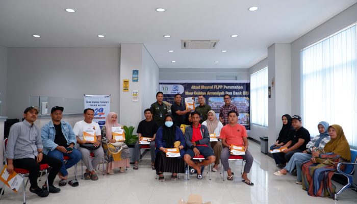 BRI Soppeng Kerjasama PT Arrumiyah Cahaya Indah Gelar Akad Massal