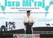 Kanwil Kemenag Sulsel Gelar Peringatan Isra’ Mikraj, Prof Muammar Bakry : Bedakan Syiar dengan Syariat