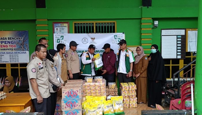 Baznas Soppeng Buka Donasi Bencana Tanah Longsor Desa Gattareng Toa