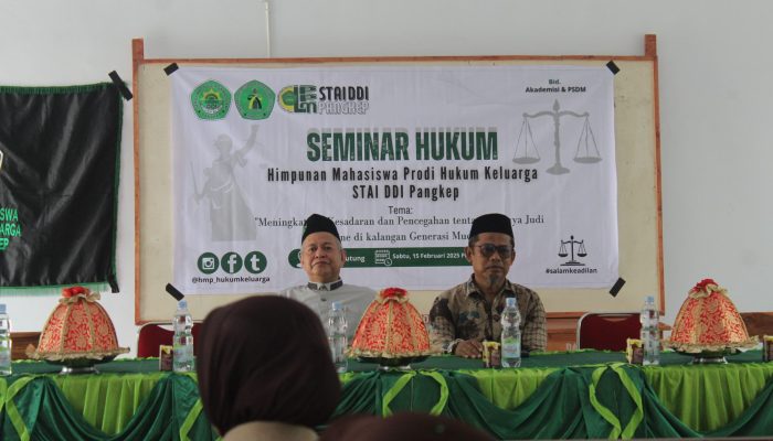 Marak Judi Online HMP HK STAI DDI Pangkep Gelar Penyuluhan Hukum di Pulau