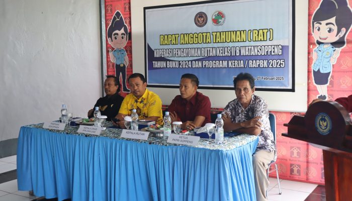 RAT KPRI Rutan Watansoppeng: Inovasi dan Strategi Kesejahteraan Anggota