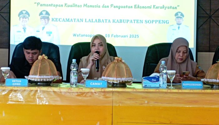 Musrenbang Kecamatan Lalabata Bahas Pembangunan dan Perekonomian