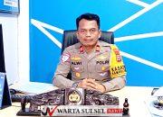 Operasi Keselamatan Berakhir, Kasat Lantas Polres Soppeng Tindak 12 Pengendara 