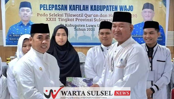Lepas Peserta STQH, Kakankemenag Wajo: Jadikan Niat dan Doa Sebagai Senjata 