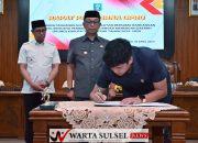 Bupati dan DPRD Soppeng Teken Kesepakatan Awal RPJMD 2025–2029