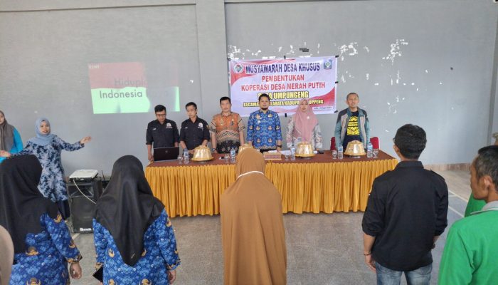 Desa Umpungeng Gelar Musdes, Bahas Pembentukan Pengurus Koperasi Merah Putih