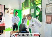 Plt Kasi Penmad Kemenag Soppeng Pantau Ujian Madrasah di MTs Ponpes Yasrib 
