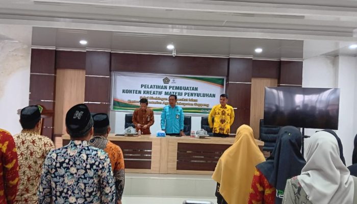 Asah Kreativitas Digital, Kemenag Soppeng Gelar Pelatihan Pembuatan Konten Kreatif 