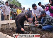 Ketua DPRD Soppeng Letakkan Batu Pertama Pembangunan Mushollah Al-Jabbar Lalang’e
