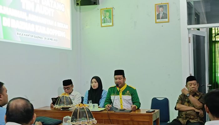 Baznas Soppeng Terima Tim Audit Terkait Pelaporan Keuangan