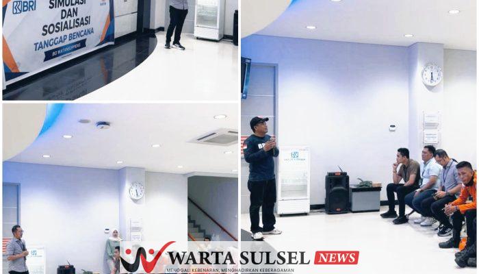 Gandeng BPBD, BRI Soppeng Gelar Sosialisasi Tanggap Darurat Bencana