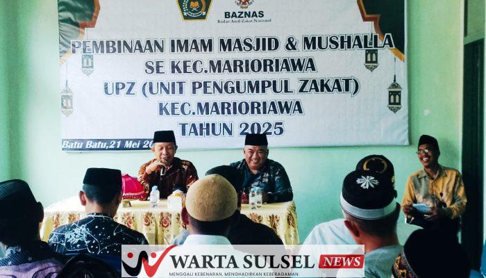 UPZ Kecamatan Marioriawa Gelar Pembinaan Imam Masjid