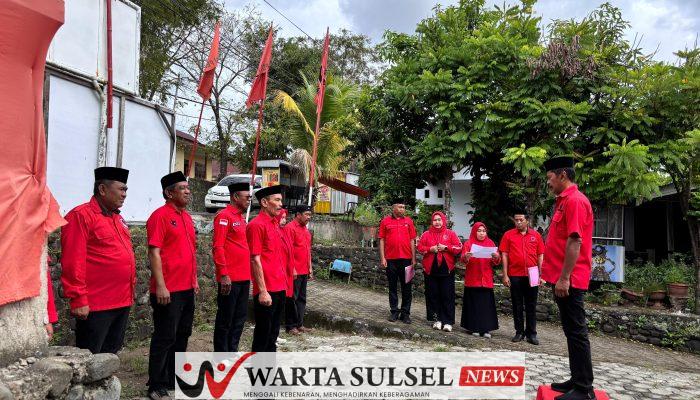 Berlangsung Khidmat, PDI Perjuangan Soppeng Gelar Upacara Peringatan Hari Lahir Pancasila 