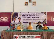 Siswa SMKN 3 Soppeng Diberi Pelatihan Desain Grafis dan Content Creator 