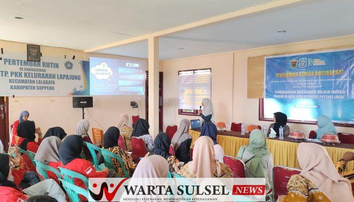 Universitas Hasanuddin Bekali Warga Lapajung Produk Inovatif Olahan Ikan