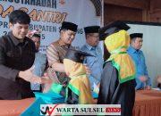 Sebanyak 366 Santri TK-TPA LPPTKA BKPRMI Soppeng di Wisuda 