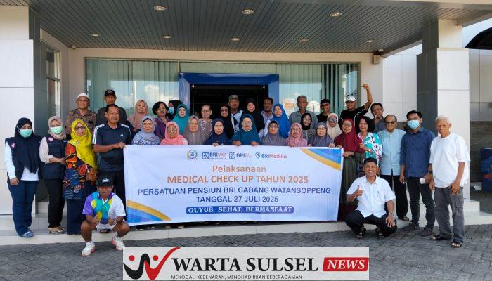 Peduli Pensiunan, PPBRI Soppeng Gelar Pemeriksaan Kesehatan Gratis