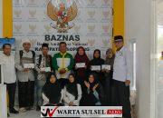 Baznas Soppeng Beri Bantuan Kepada Mahasiswa Ma’had Aly As’adiyah Sengkang