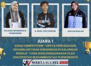 Mantap! MAN 1 Soppeng Juara Nasional Midwifery Event 2025