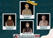 MTs Negeri Soppeng Borong Juara Olimpiade Bahasa Arab, Siap Melaju Ke Tingkat Provinsi 