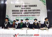 Unipol Soppeng Kembali Wisuda 326 Mahasiswa, Komitmen Cetak SDM yang Unggul 