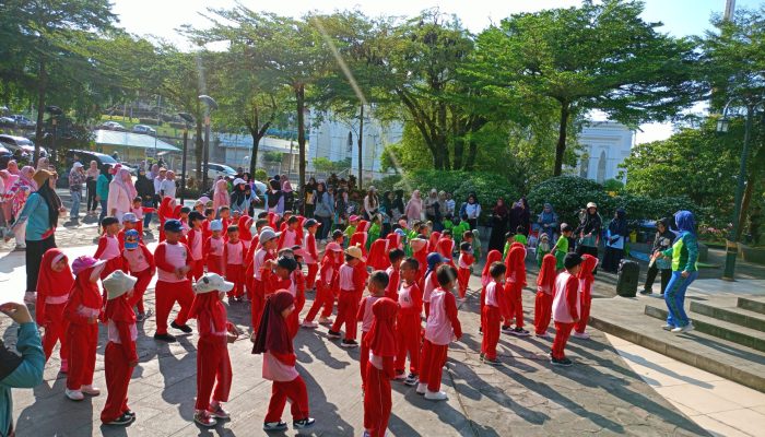 Outing Class, PAUD Yayasan Nabigh Akademik Gelar Senam Sehat