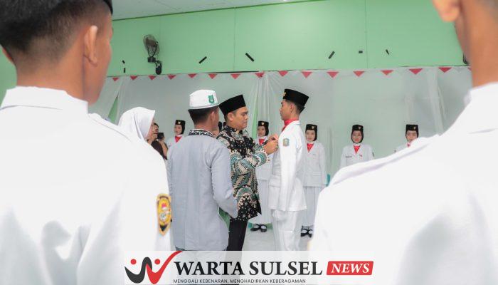 Pengukuhan Paskibra Ponpes Yasrib, Bukti Nyata “Hubbul Wathan”