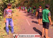 Jelang HUT RI Ke 80, Pemdes Umpungeng dan Timusu Kompak Adakan Gotong Royong