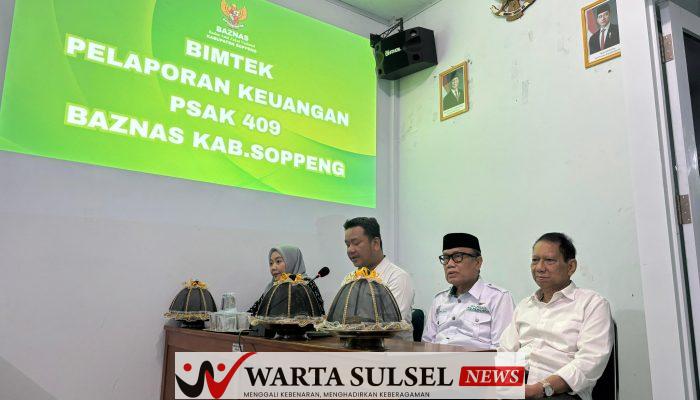 Optimalkan Pelaporan, Baznas Soppeng Gelar Bimtek PSAK 409