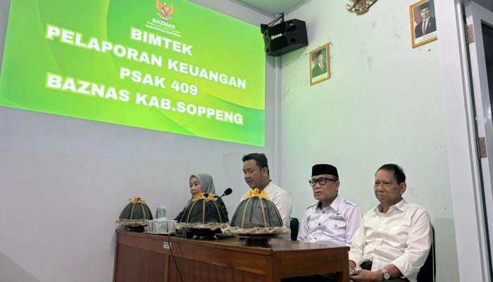 Optimalkan Pelaporan, Baznas Soppeng Gelar Bimtek PSAK 409