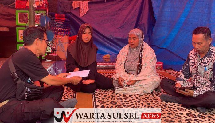 Peduli, Disdikbud Kabupaten Soppeng Bantu Siswa Korban Kebakaran di Talagae 