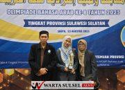 Melaju Ke Nasional, Siswi Asal Soppeng Wakili SulSel Olimpiade Bahasa Arab 
