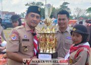SDN 16 Liangeng, Raih Juara Umum 1 Perkemahan Kwarran Lalabata