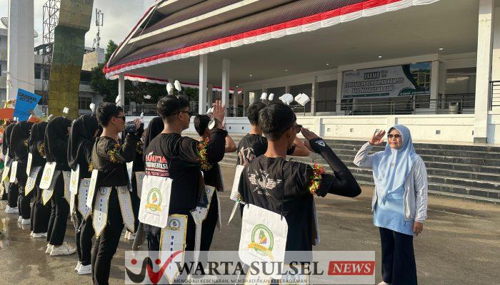 Tampil Dengan Kostum Unik, Ratusan MABA Unipol Ikut Gerak Jalan Keakraban 