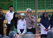 Sat Lantas Polres Soppeng Ajak Santri Ponpes Yasrib Tertib Berlalu Lintas 