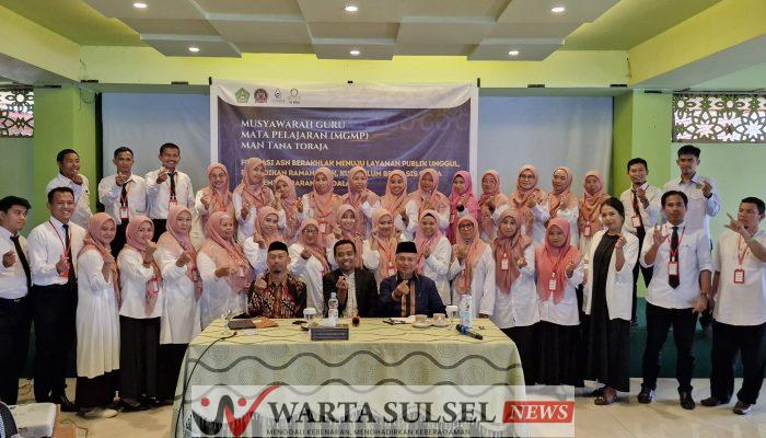 MGMP MAN Tana Toraja, Kepala MAN 1 Soppeng Jadi Narasumber 