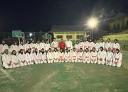 53 Santri MTs Yasrib Lapajung Terima Sertifikat Kenaikan Sabuk Karate